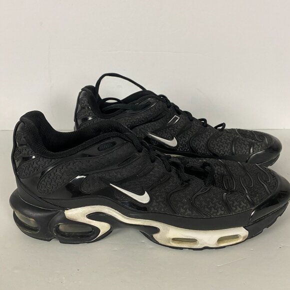 Nike Other - Nike Air Max Plus TN Shoes Sneakers Mens Size 10.5 Black White